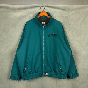 Vintage Carhartt Jacket Mens Size 2XL J72 DTL Teal Workshield Squall Lined